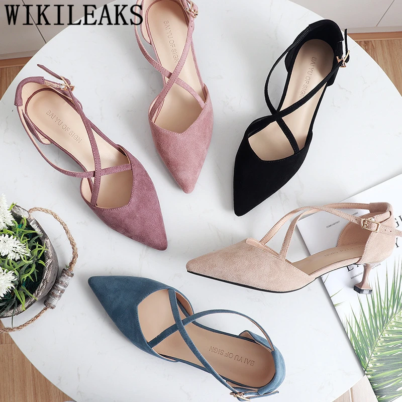 Черные женские туфли на каблуке рюмочке модельные элегантные высоком talon