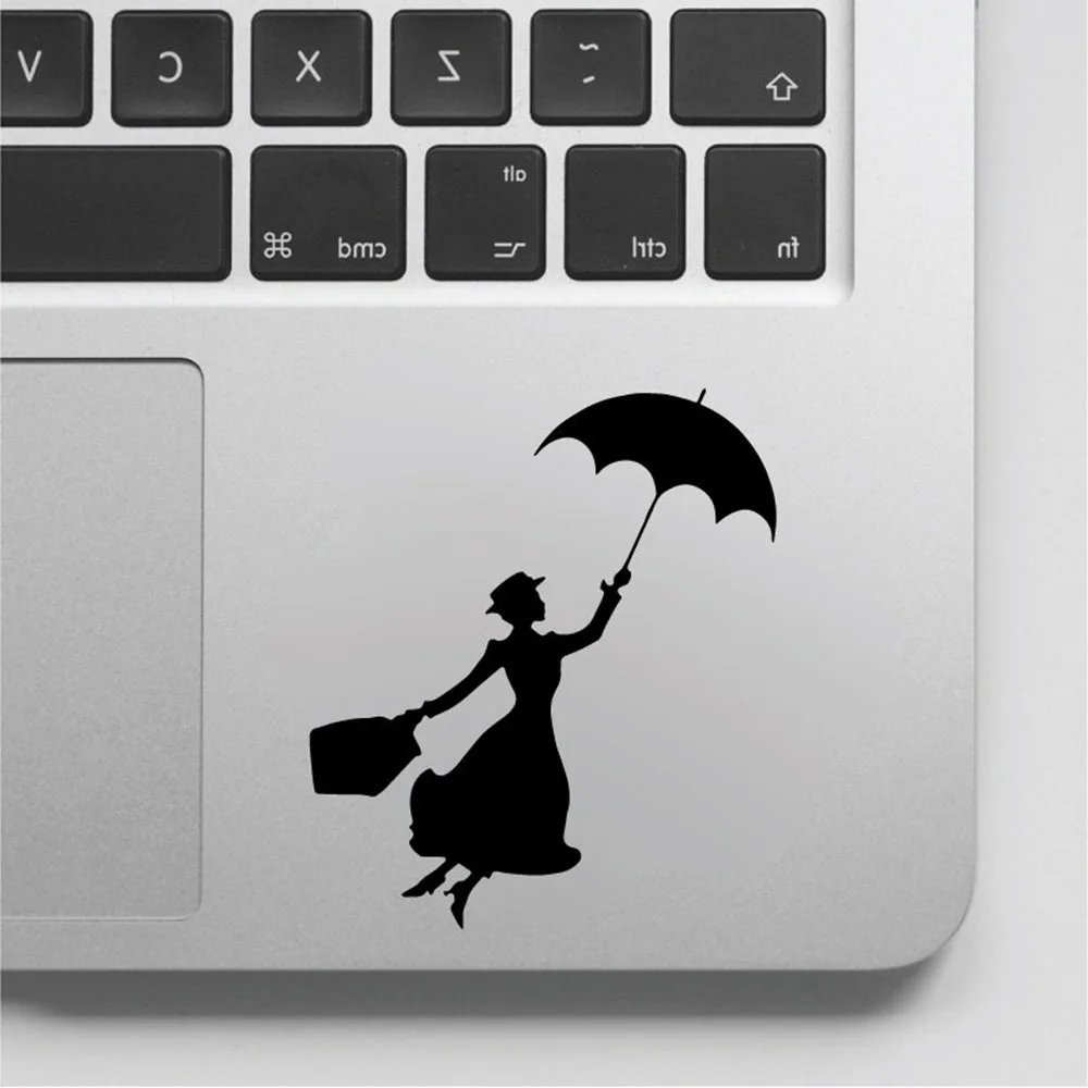 Переводные виниловые наклейки Mary Poppins для ноутбука съемные украшения дома
