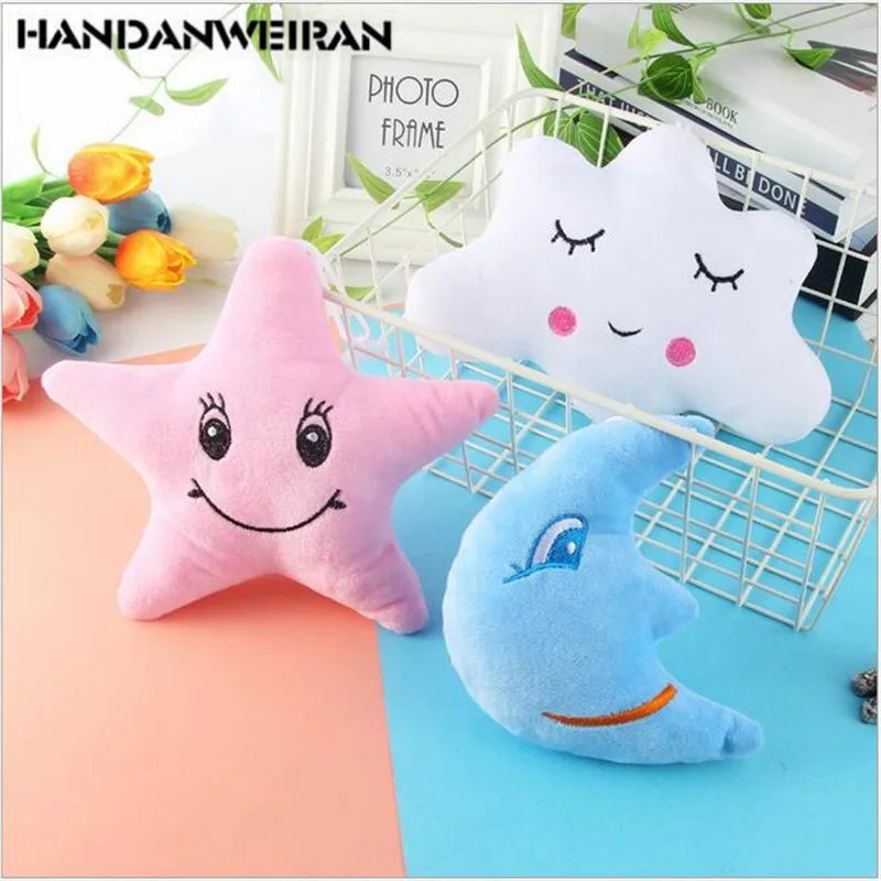 1 шт мультфильм милые плюшевые игрушки различных форм Звезда Луна кукла cloud expression