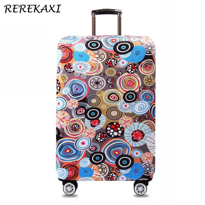 REREKAXI 18-32 дюймов утолщенный чехол для костюма, багажные чехлы на колесиках, чехол для багажника, эластичный защитный чехол, аксессуары для путешествий