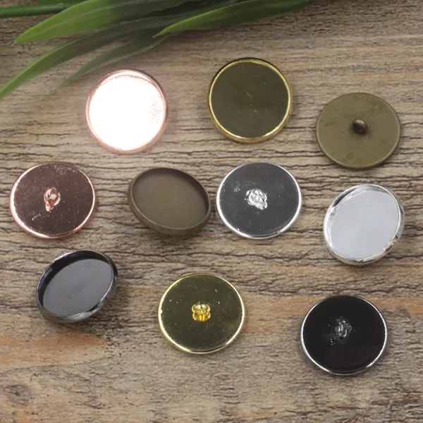 

12mm,14mm,16mm,18mm,20mm,Antique bronze/Silver/Gold Back button Cameo Cabochon Setting