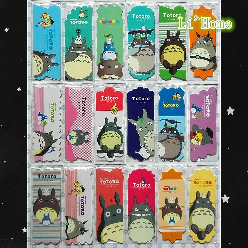 Бесплатная доставка 18 шт./компл. милые интересные животные Тоторо Бумажные