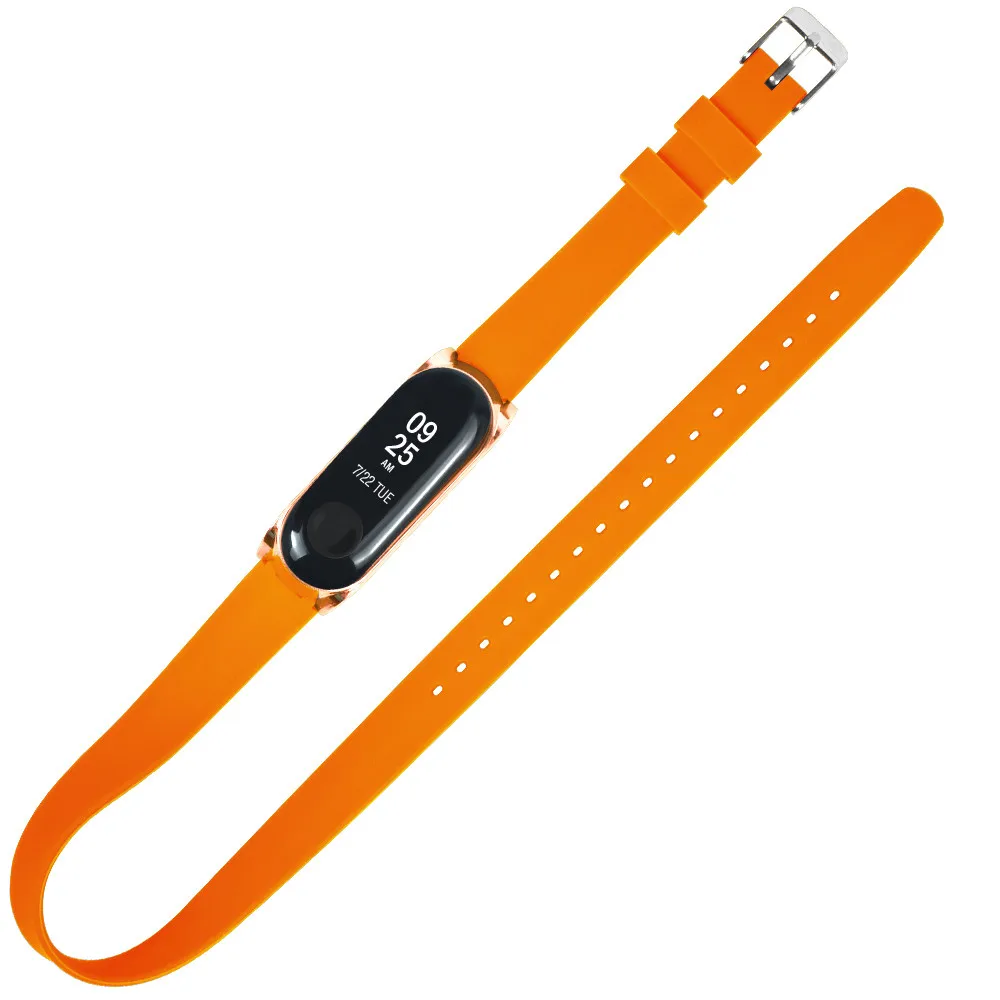 Силиконовый ремешок HONHX для Xiaomi Mi Band 3 сменный Браслет с двойной запахом наручных