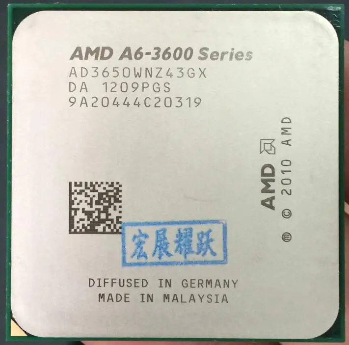 Пк AMD A4-Series A6 3650 четырехъядерный ЦПУ 100% рабочий процессор для настольного