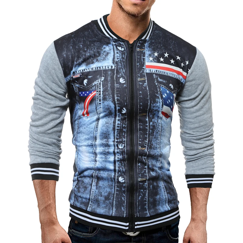 Для мужчин Толстовки лоскутные модные 7 слово печать бренд толстовка пальто