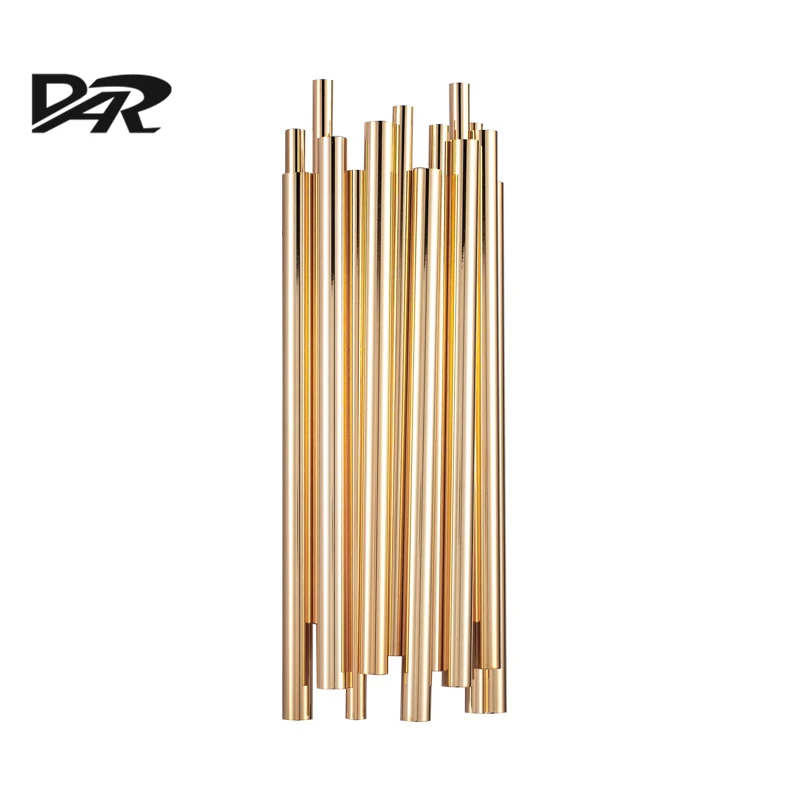 

Italy Design Post Modern Wall Lamp Luxury Golden Aluminum Tube Applique Murale LED Wall Light Home Lighting Stairs Wandlampen