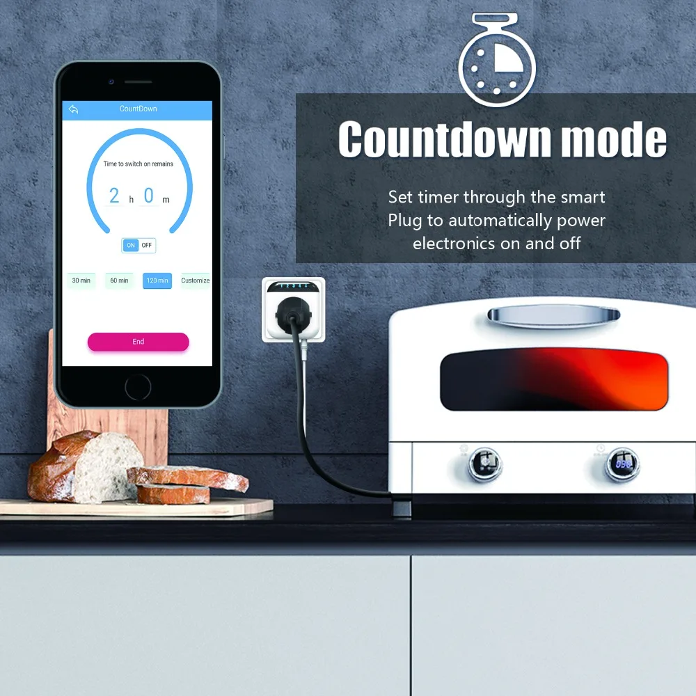 Nashone беспроводной термостат розетка таймер Bluetooth для Android и IOS умный пульт