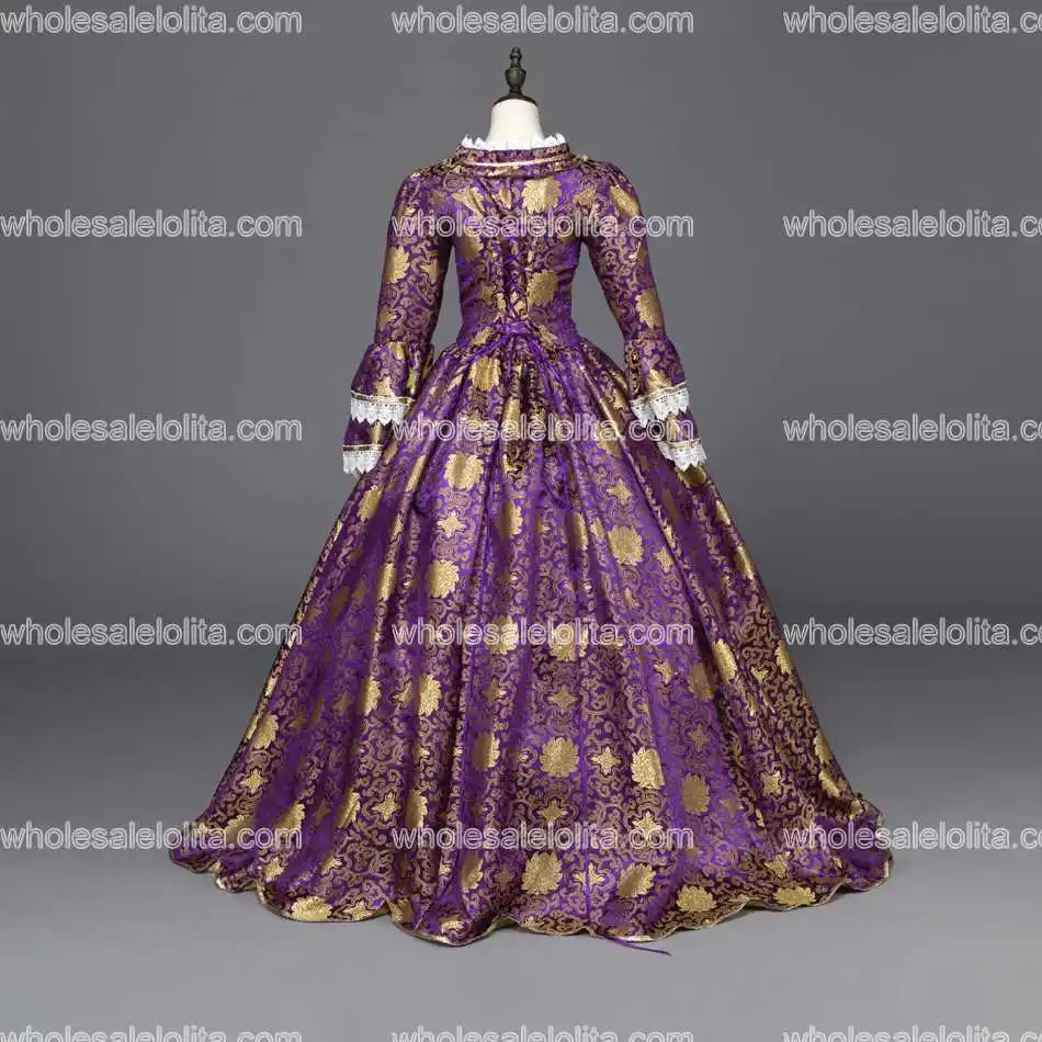 Высококачественное готическое платье принцессы в стиле ренессанса колоний