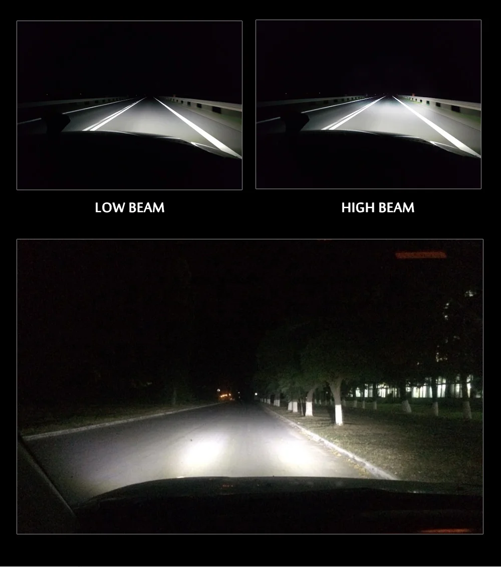 2 шт. H7 Led H4 H1 H3 H11 H8 H9 9005 HB3 9006 HB4 автомобилей головной светильник Авто Передние противотуманные фары светильник автомобильная лампа 72 Вт 8000lm 6500k