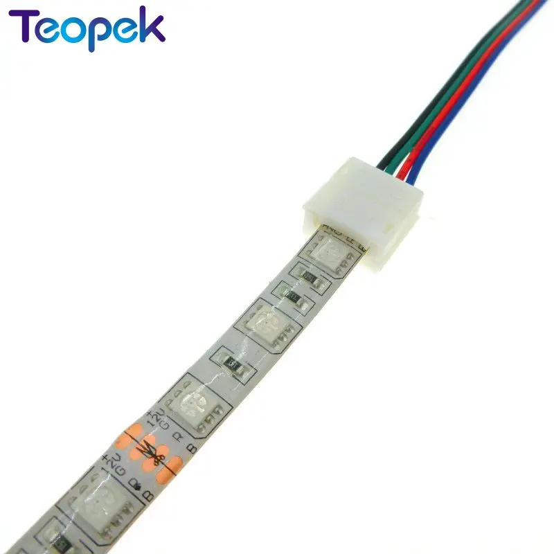 10 шт./лот мм 4pin RGB Разъем провода кабель для водонепроницаемого IP65 Светодиодная