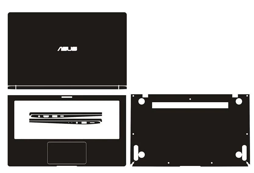 Наклейка из углеродного волокна для ноутбука Защитная пленка нового ASUS ZenBook 13
