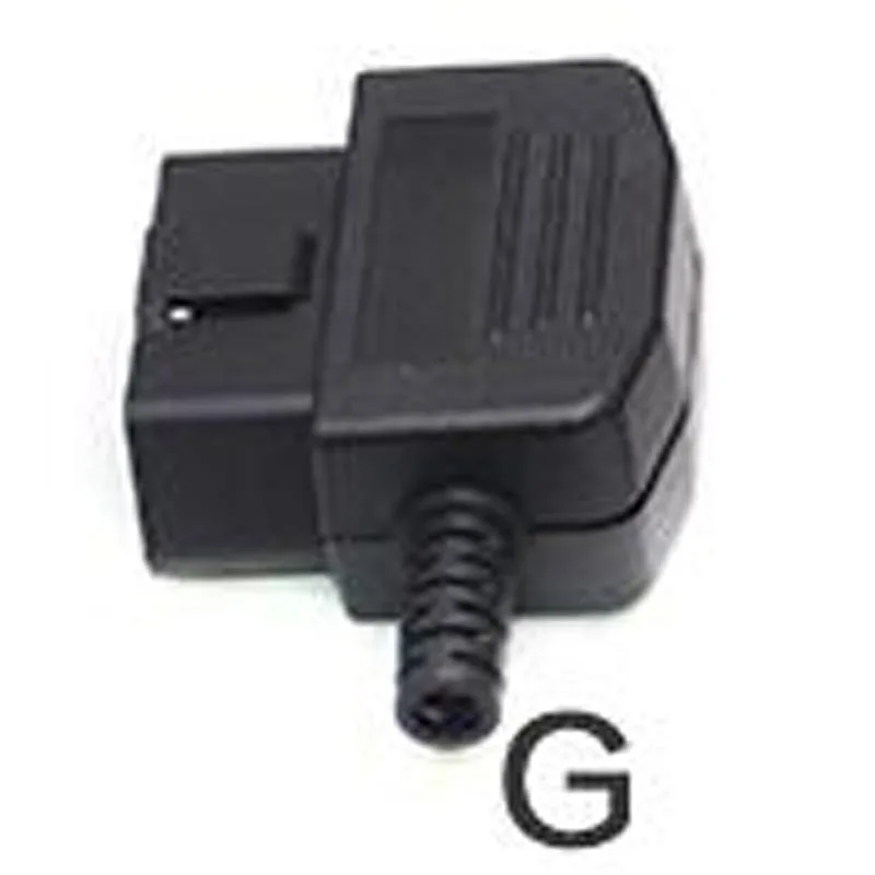 G 14 Тип дополнительный чехол ELM327 OBD2 разъем J1962m штепсельная вилка с приложением Obd 16pin 12V Штекерный соединитель - Цвет: G