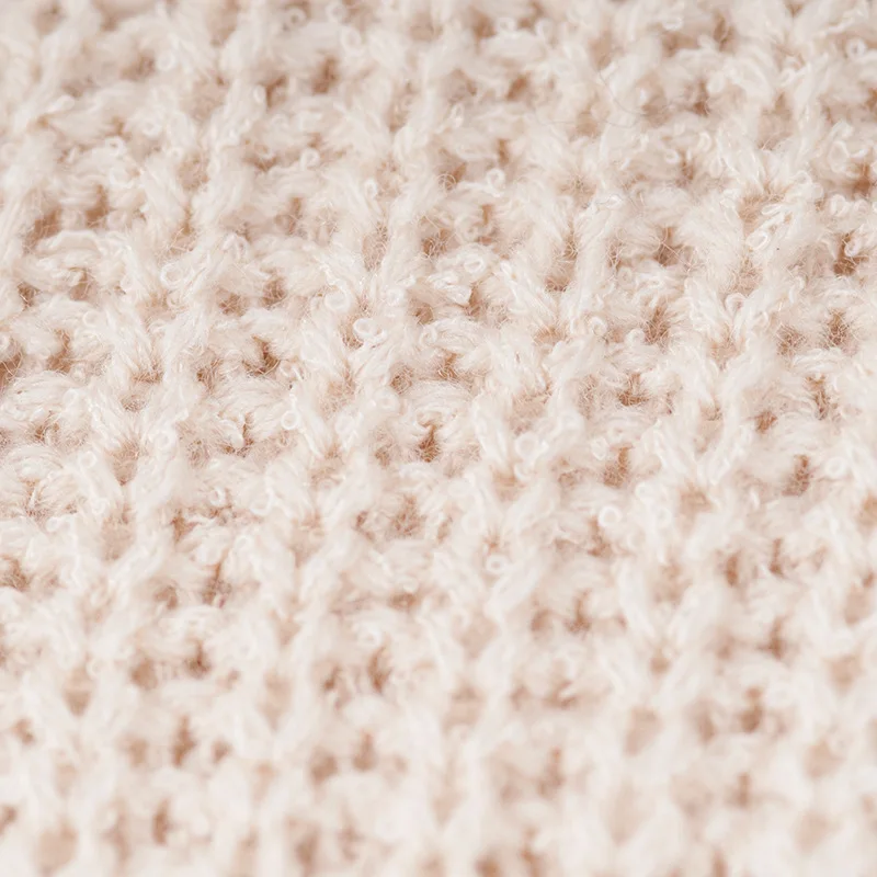 Модный сексуальный вязаный Однотонный женский пуловер с v-образным вырезом и