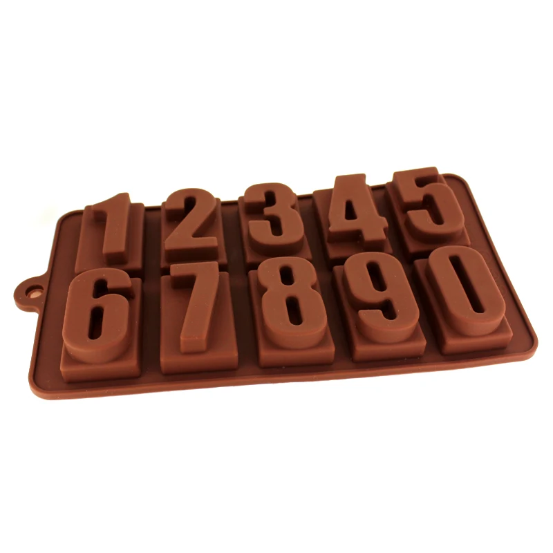 Силиконовая форма для шоколада Николь блочный Алфавит мыльная изготовления