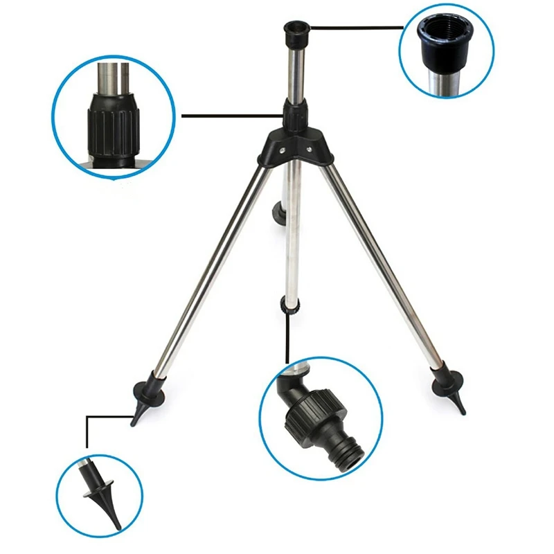 CSS штатив импульсный разбрызгиватель съемная телескопическая поливка газона для