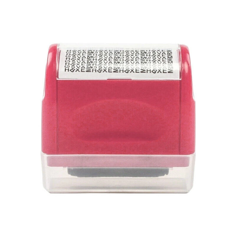 Rose red Грязное слово, идентичность, конфиденциальность, информация, покрытие, защита, конфиденциальность, ролик, прозрачный штамп для скрапбукинга, сделай сам, печать, штамп - Цвет: Rose red
