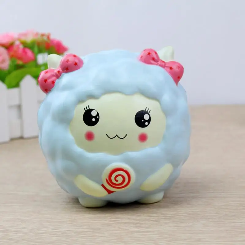 Ливе Kawaii милые смолы медленная Восходящая звезда Цвет овец Дизайн мягкие игрушки