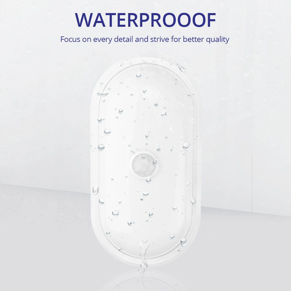 Влагостойкий ночсветильник фонарь с датчиком движения 15 Вт 20 автоматическим