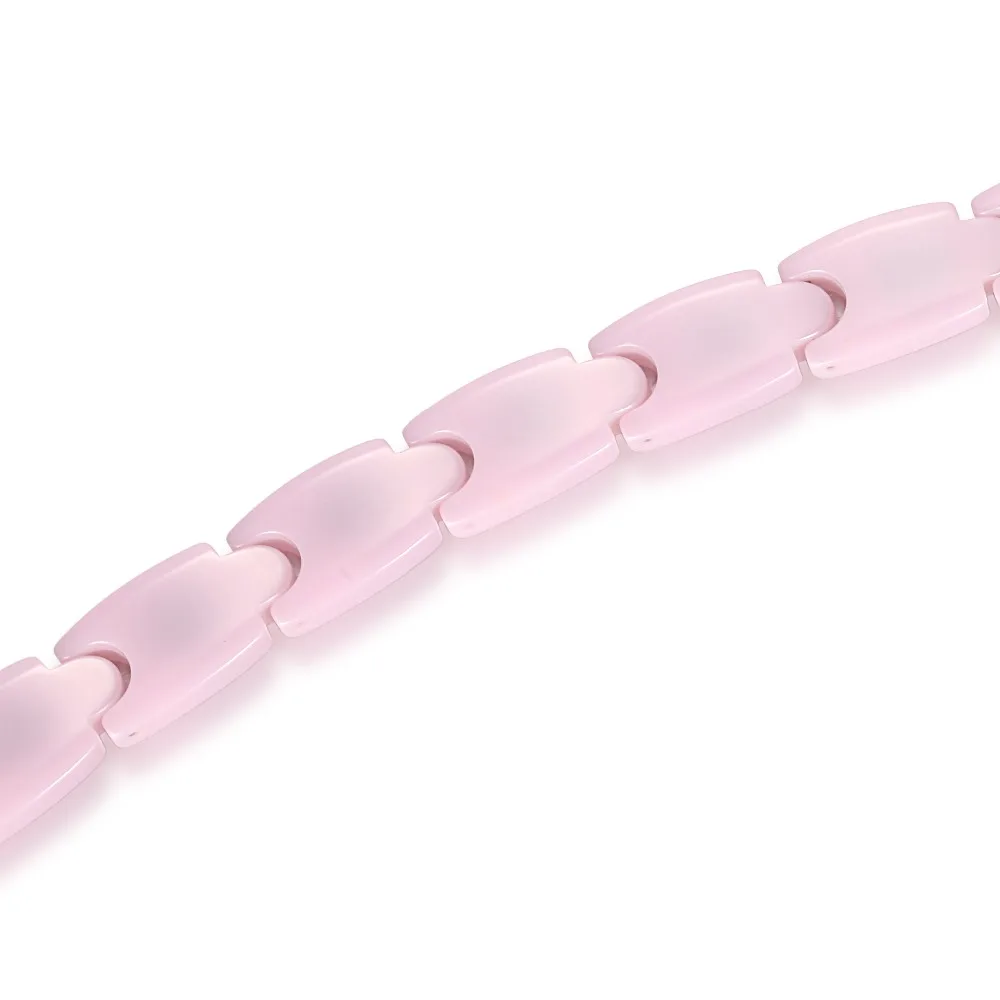 RainSo био энергии Керамика браслет гематит здоровья цепи талисманы для женщин