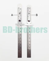 15cm Stainless Steel Straight Ruler Metal Graduated Scale Depth Gauges Double Sided Inch Repair Rule Measuring Tool 1000pcs/lot