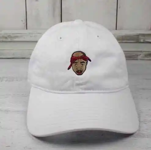 Кепка для папы Tupac 2Pac с вышивкой в стиле хип-хоп модная изогнутая бейсболка |