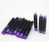 30 pcs pen ink cartridge to fit fountain pens purplecaliber 3mm