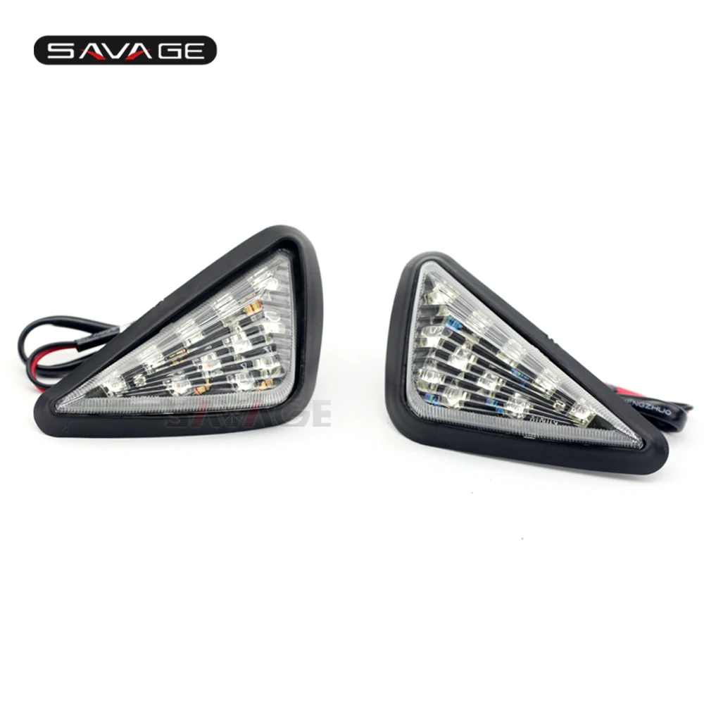 Передние светодиодный поворотные сигналы для SUZUKI GSX-R 250 150 125 1000 750 GSXR 600 аксессуары