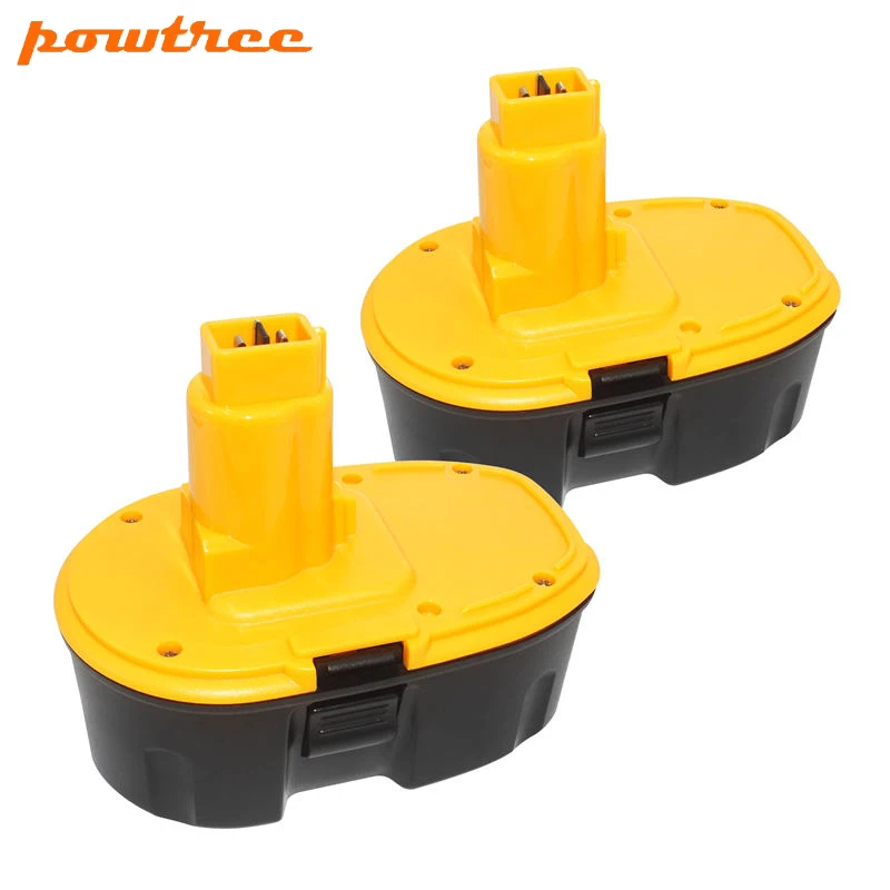 Перезаряжаемая батарея Powtree 3000 мАч 18 в для Dewalt DC9096 Ni MH DE9039 DE9095 DE9096 DC020 DC212 DC212B