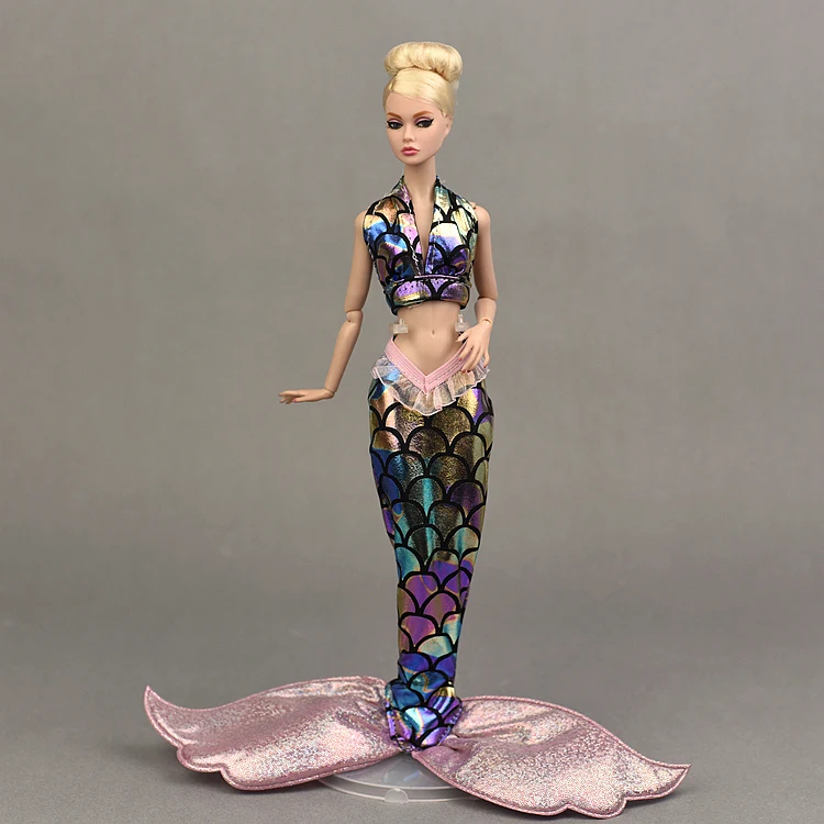 2018 New Mermaid dress fishtail skirt Outfit Clothing For 1/6 Barbie Xinyi Kurhn FR Doll Toys for Girls Children | Игрушки и хобби