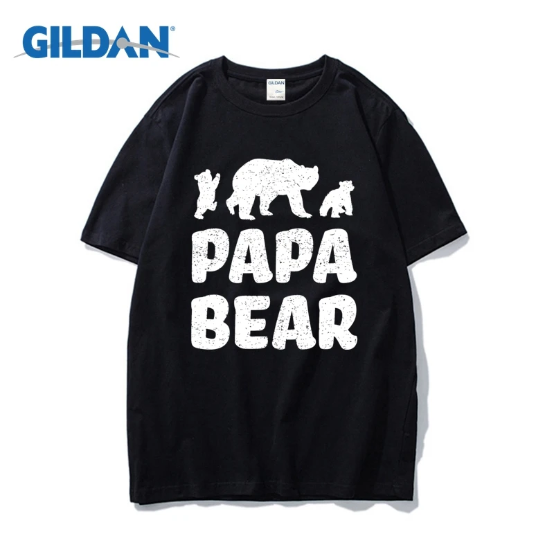 Папа медведь забавные день отцов подарок для папы футболка 2018 мужчин
