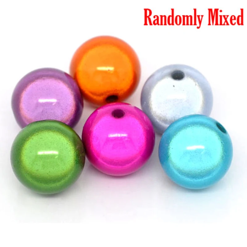 

4-12mm Color 3D Illusion Miracle Acrylic Quality Spacer Beads For Loom Band Bracelet Jewelry Findings Making DIY