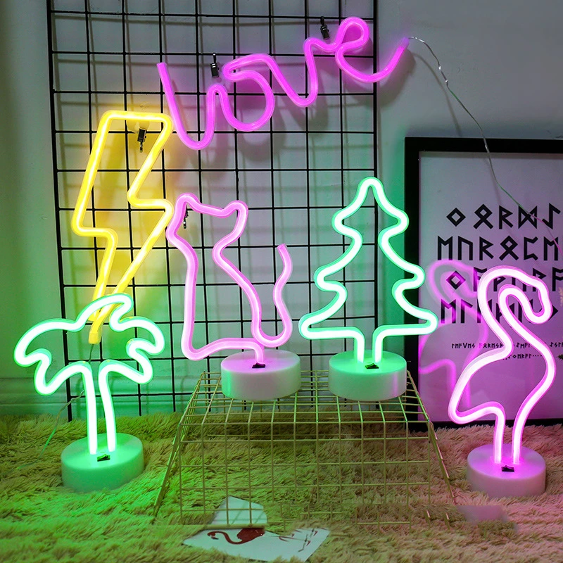Разнообразные светодиодные неоновые лампы для украшения дома | Дом и сад