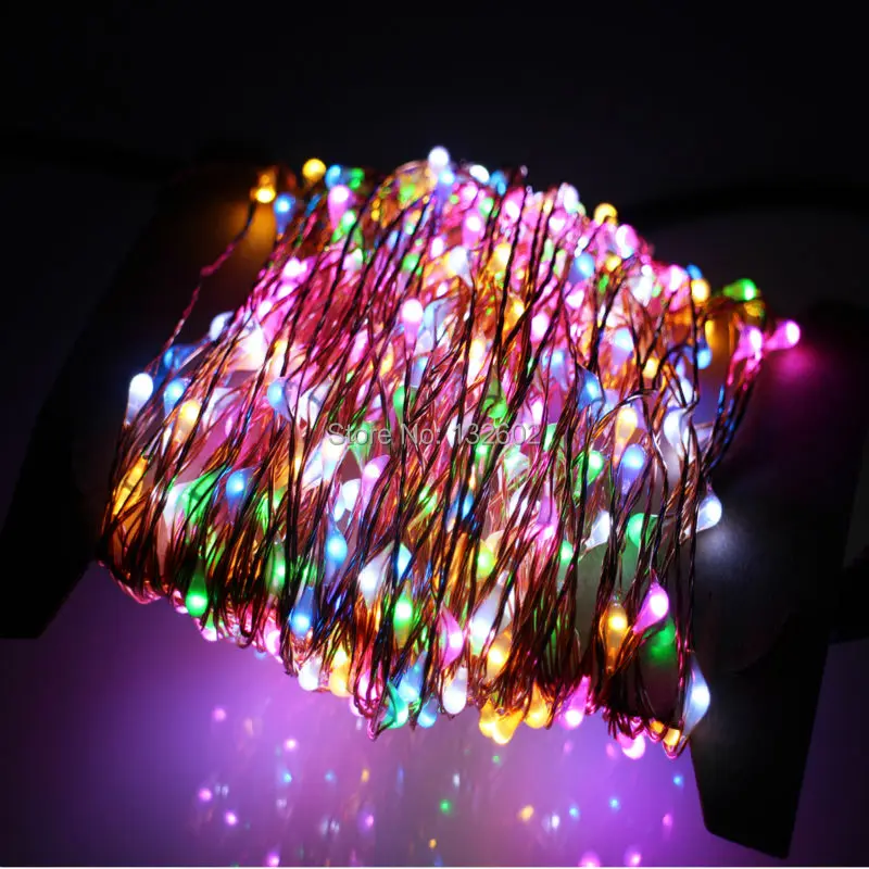 30 м 300 LED наружные рождественские сказочные огни теплый белый медный провод