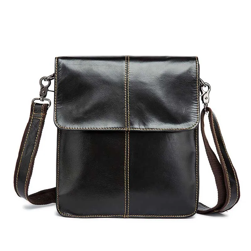 

NEW Genuine Leather shoulder Crossbody Bag Natural cowhide Soft skin Simple Casual Small Business handbag Messenger Leather Bags