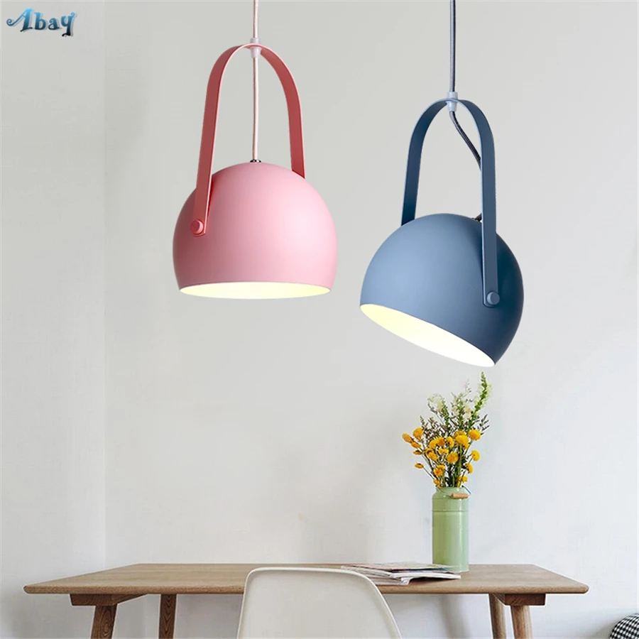 Скандинавские креативные подвесные светильники Samll многоцветные на выбор для