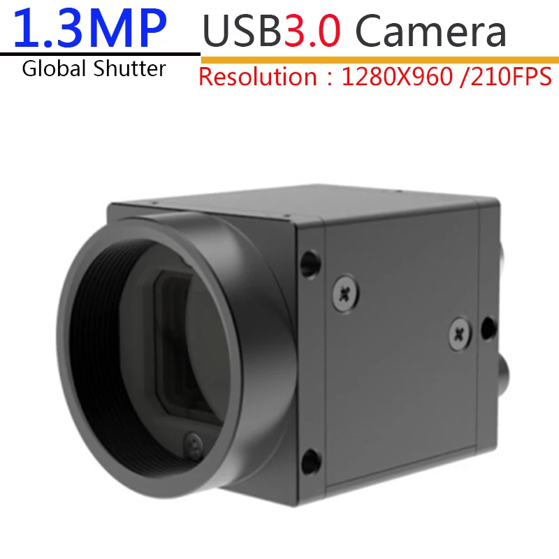 Высокоскоростной USB 3 0 промышленный цифровой фотоаппарат 1.3MP Color Global Shutter с SDK + 640X480