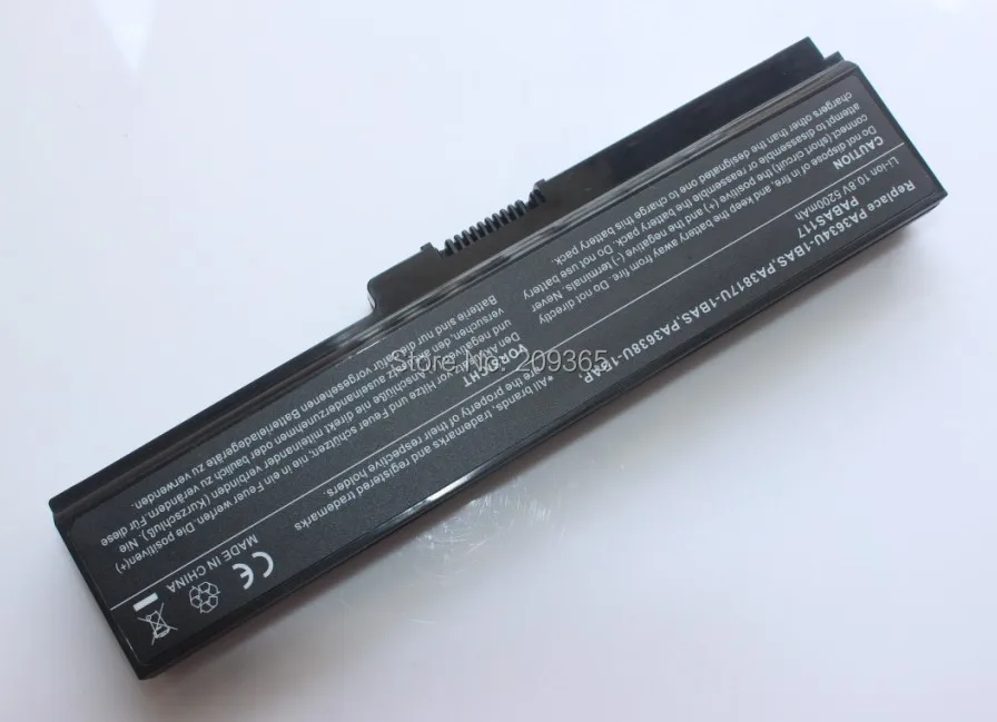 5200mAh Battery For TOSHIBA Satellite L750 L650 Pro C650 PA3816U-1BRS PA3817U PA3817U-1BAS PA3817U-1BRS PA3818U-1BRS | Компьютеры и