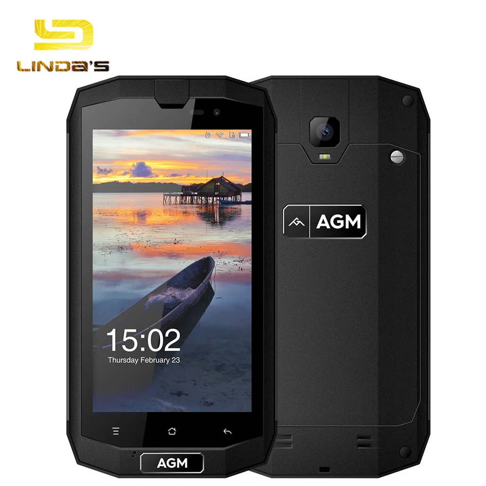 Original AGM A1Q IP68 4G Mobile Phone 4GB 64GB Android 7.0 4050mAh OTG NFC Quad Core 5.0&quot Waterproof Shockproof Smartphone | Мобильные
