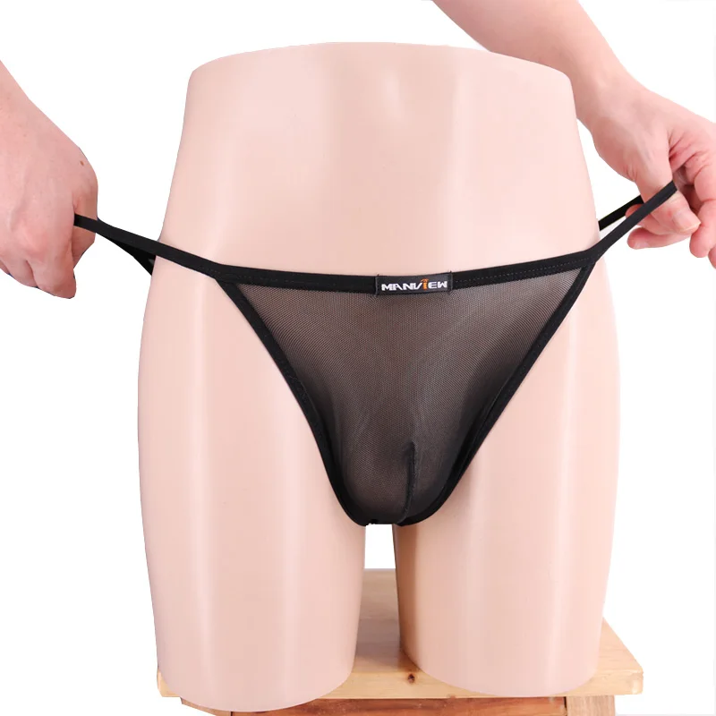 Новое поступление мужские трусы высокого качества Manview газовые ультратонкие