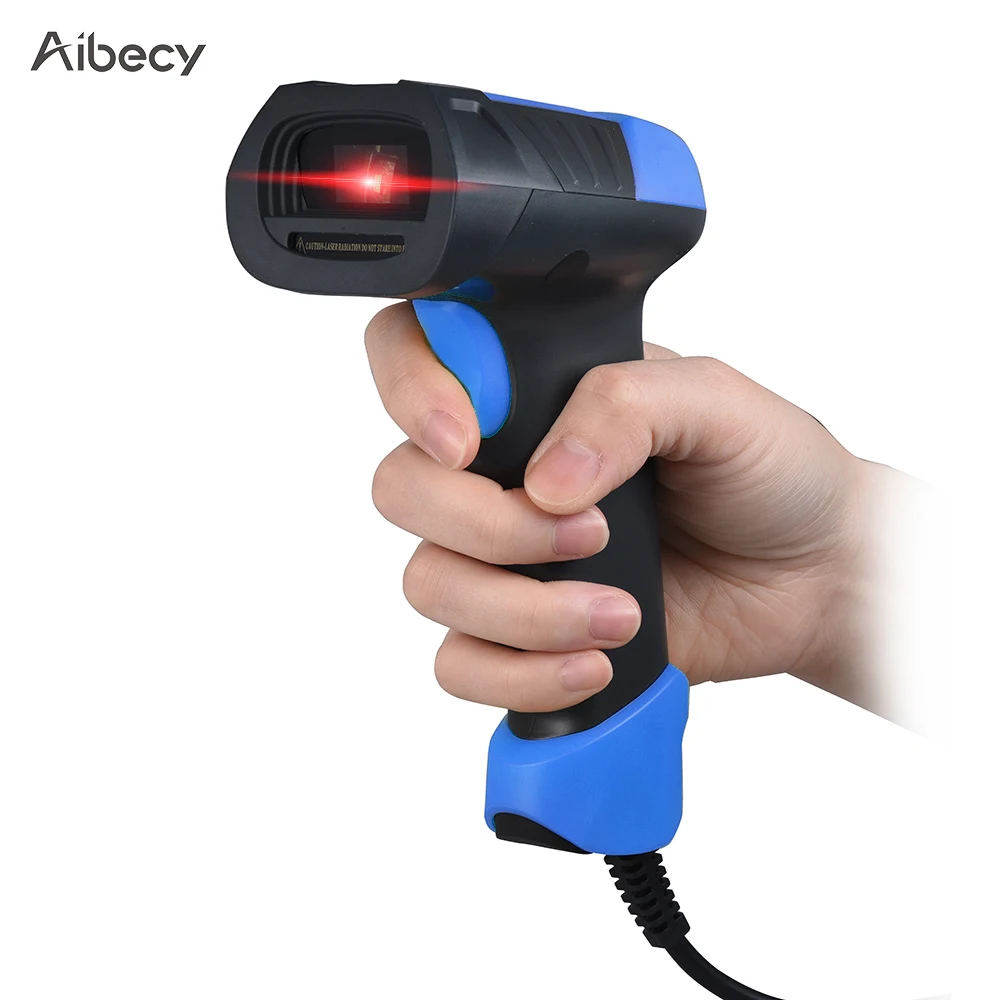 Сканер штрих кода Aibecy A8 портативный USB сканер считыватель кодов для Mac Windows Android