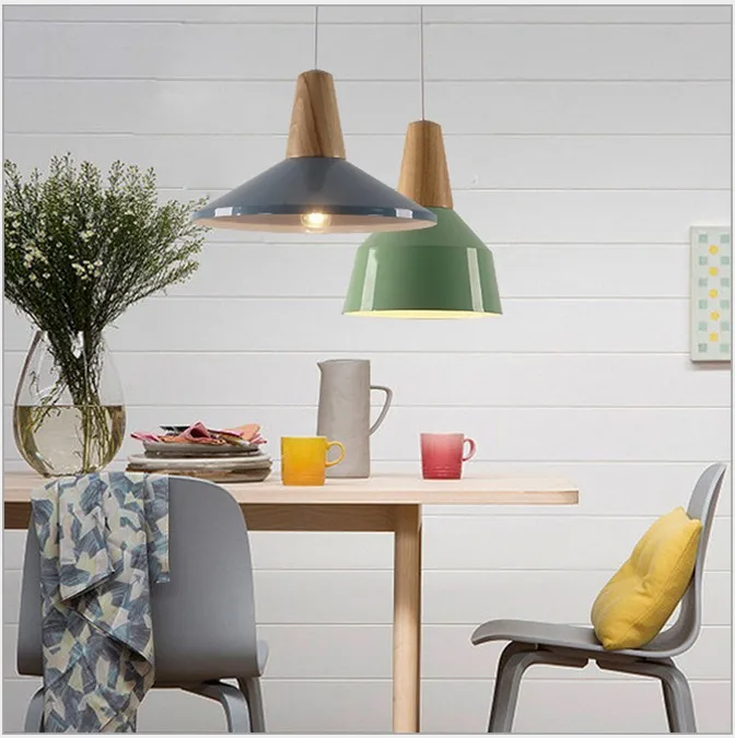 

Modern Pendant lights colorful Led E27 Lamparas Colgantes Pendente de teto For Coffee Room Livingroom Restaurant Pendant Lamp