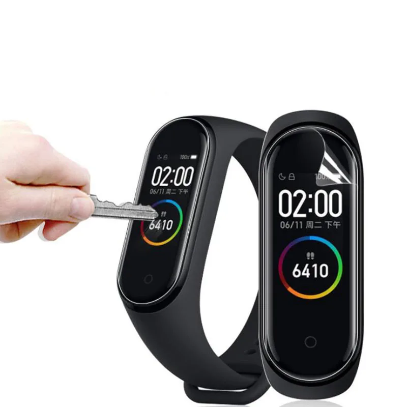 

TPU Soft Full Coverage Protective Film For Xiaomi Mi Band 4 Band4 Miband 4 Smart Wristband Screen Protector Cover Guard