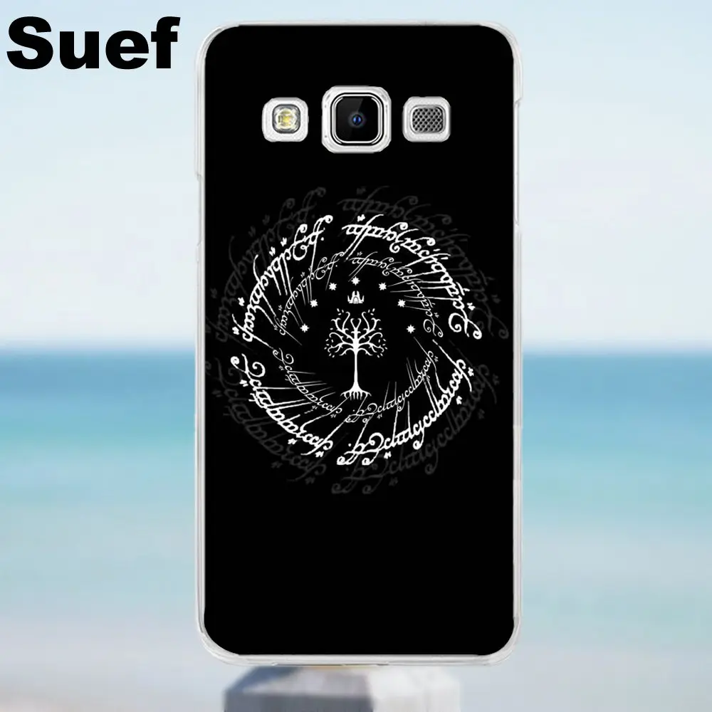 Suef Властелин колец дерево для Galaxy Alpha Core Prime Note 2 3 4 5 S3 S4 S5 S6 S7 S8 mini edge Plus TPU