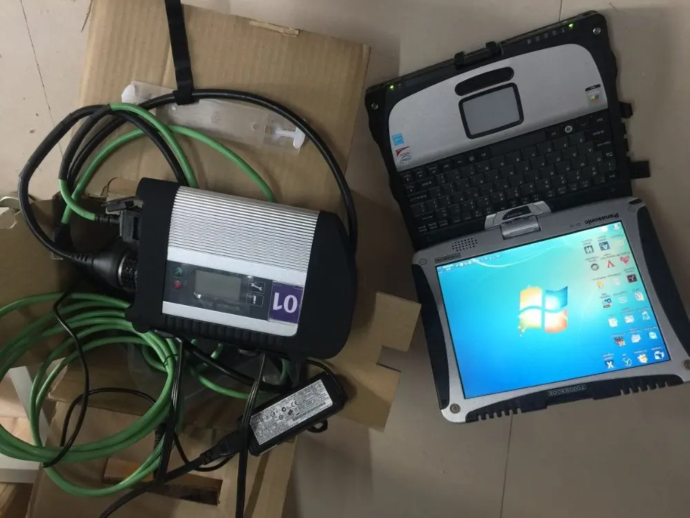 2019 star диагностика компакт 4 Мб c4 для bmw Wi Fi icom следующий 2in1 ноутбука CF 19 сенсорный