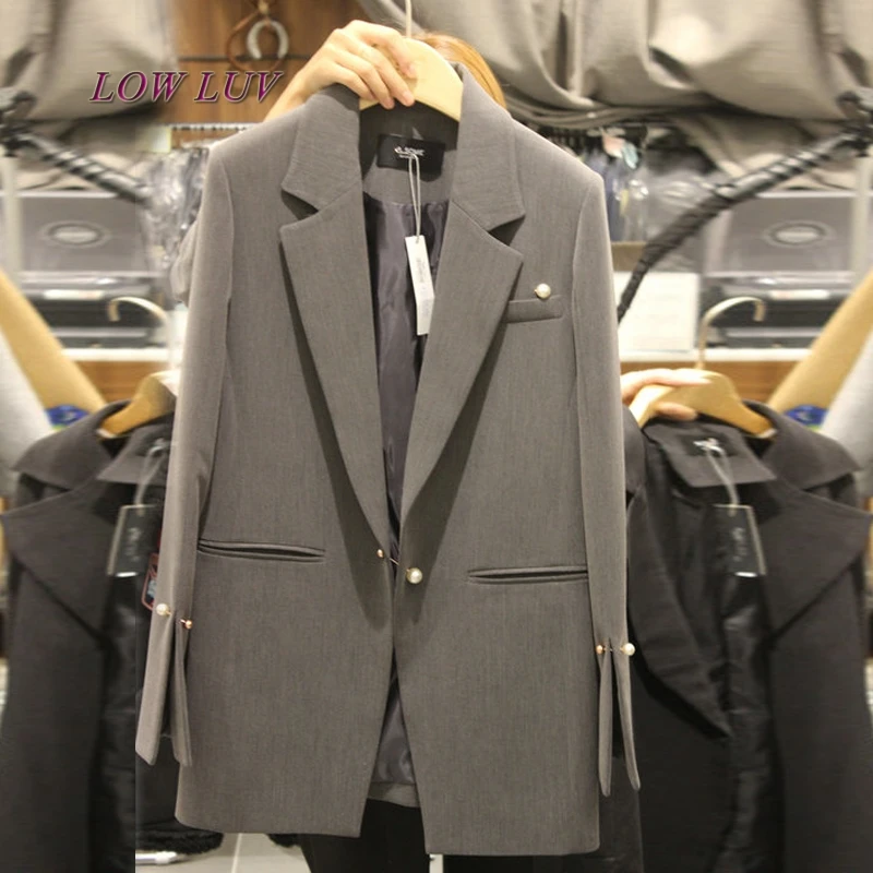 Новинка женский костюм весна и осень Женский блейзер маленький куртка для женщин