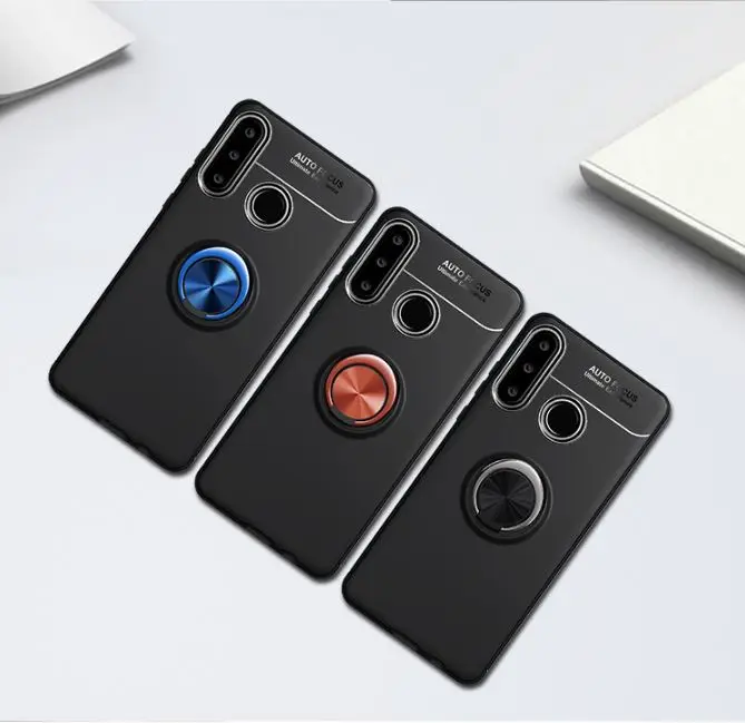 1 шт. чехол для huawei nova 5 5i nova 5 P30 pro P30pro lite, чехол из ТПУ на заднюю панель, с магнитным кольцом для автомобиля, ультра противоударный