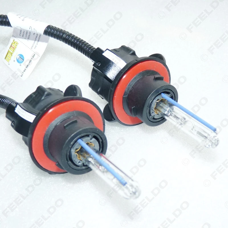 FEELDO 1 пара 35 Вт фонарь H13/9008 Hi/Lo Биксеноновые Сменные лампы переменного тока HID 4300K