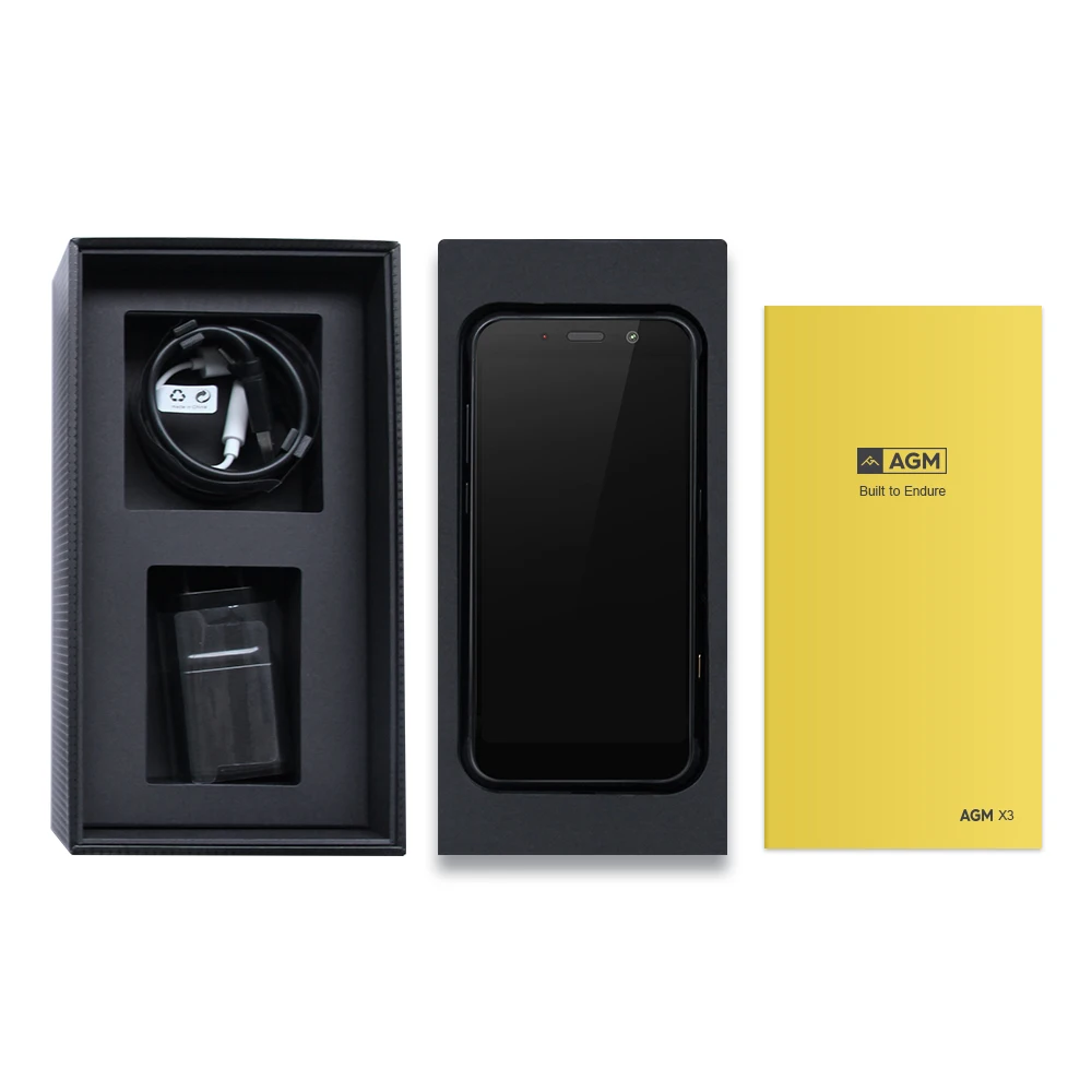 Официальный AGM X3 5 99 'ɴG смартфон 8G + 64G SDM845 Android 8 1 IP68 водонепроницаемый