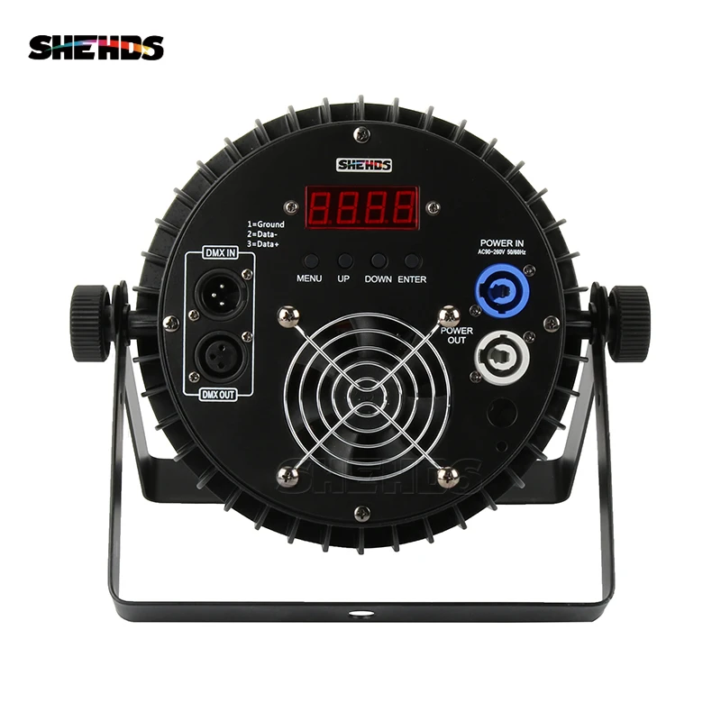 Светодиодный плоский Par из алюминиевого сплава 18x3 Вт только фиолетовый DMX512