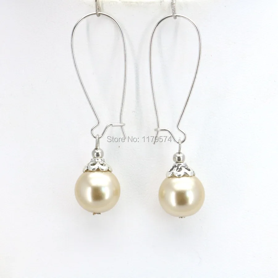 Рождественский подарок для женщин и девочек 10 мм светло Золотая стеклянная